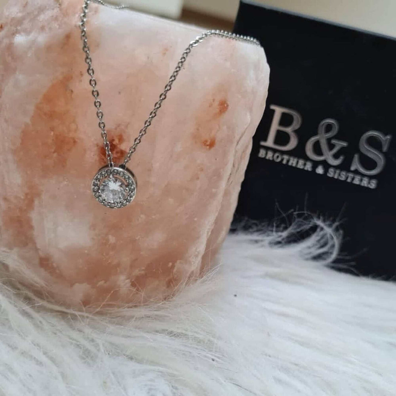 Silver Circle Necklace - Silver Necklace Women - Womens Necklace Necklace Brother & Sisters