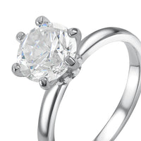 Thumbnail for Silver Classic Ring - Promise Ring - Silver Ring - Engagement Ring for Women Ring Brother & Sisters