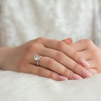 Thumbnail for Silver Classic Ring - Promise Ring - Silver Ring - Engagement Ring for Women Ring Brother & Sisters
