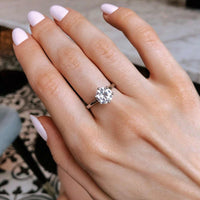 Thumbnail for Silver Classic Ring - Promise Ring - Silver Ring - Engagement Ring for Women Ring Brother & Sisters