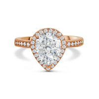 Thumbnail for Silver Drop Ring - Promise Ring - Rose Golf Ring - Engagement Ring for Women Ring Brother & Sisters