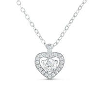 Thumbnail for Silver Heart Necklace - Silver Necklace Women - Women’s Necklace Necklace Brother & Sisters