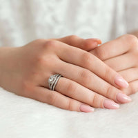 Thumbnail for Silver Majestic Ring - Promise Ring - Silver Ring - Engagement Ring for Women Ring Brother & Sisters