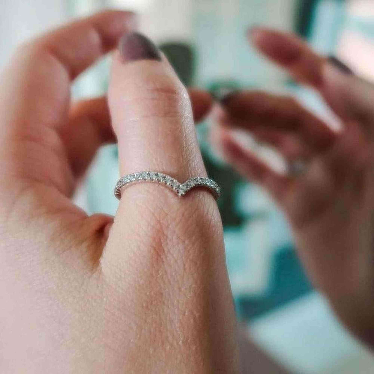 Silver Minimalist Ring - Promise Ring - Silver Ring - Engagement Ring for Women Ring Brother & Sisters