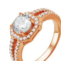 Thumbnail for Silver Square Ring - Promise Ring - Silver Ring - Engagement Ring for Women Ring Brother & Sisters