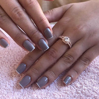Thumbnail for Silver Square Ring - Promise Ring - Silver Ring - Engagement Ring for Women Ring Brother & Sisters