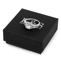 Thumbnail for Sterling Silver Square Ring - Promise Ring - Silver Ring - Engagement Ring for Women Ring Brother & Sisters