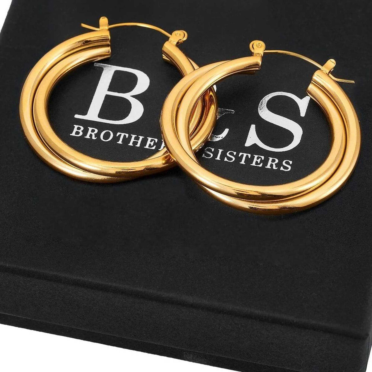 The Joints - Gold Earrings - Gold Hoop Earrings - Gold Hoops - Women's Earrings Earrings Brother & Sisters