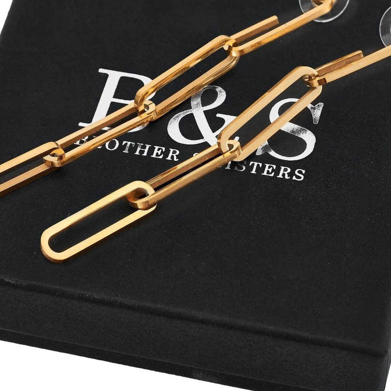 The Pendantes - Gold Earrings - Gold Chain Earrings - Women's Earrings Earrings Brother & Sisters