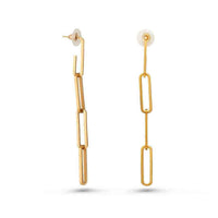 Thumbnail for The Pendantes - Gold Earrings - Gold Chain Earrings - Women's Earrings Earrings Brother & Sisters