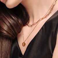 Thumbnail for The Trendy - Female Gold Necklace - Gold Chains For Women - Women's Necklace Necklace Brother & Sisters